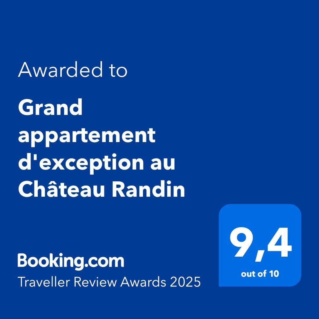 Grand Appartement D'Exception Au Chateau Randin Ecully Exterior photo